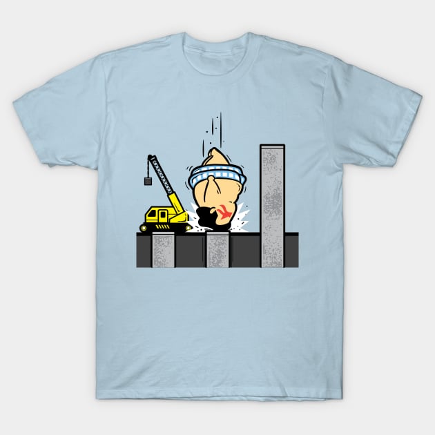 Part Time Job - Piling Construction T-Shirt by flyingmouse365